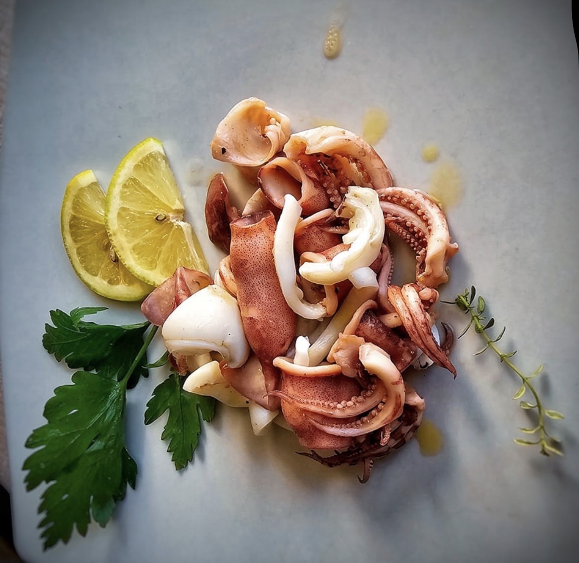 Calamari Scottati al Limone